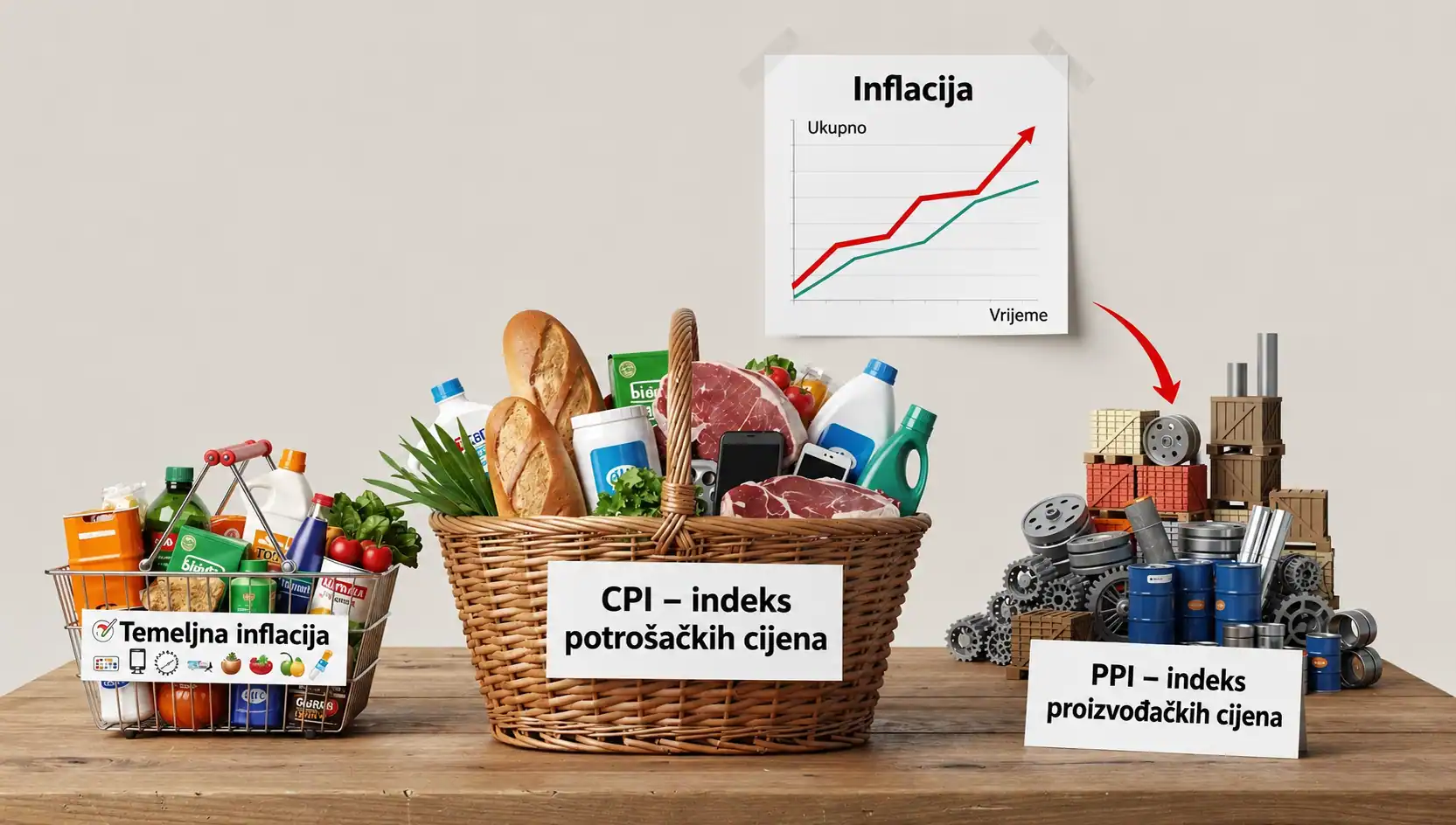 Kako se mjeri inflacija i šta je indeks potrošačkih cijena