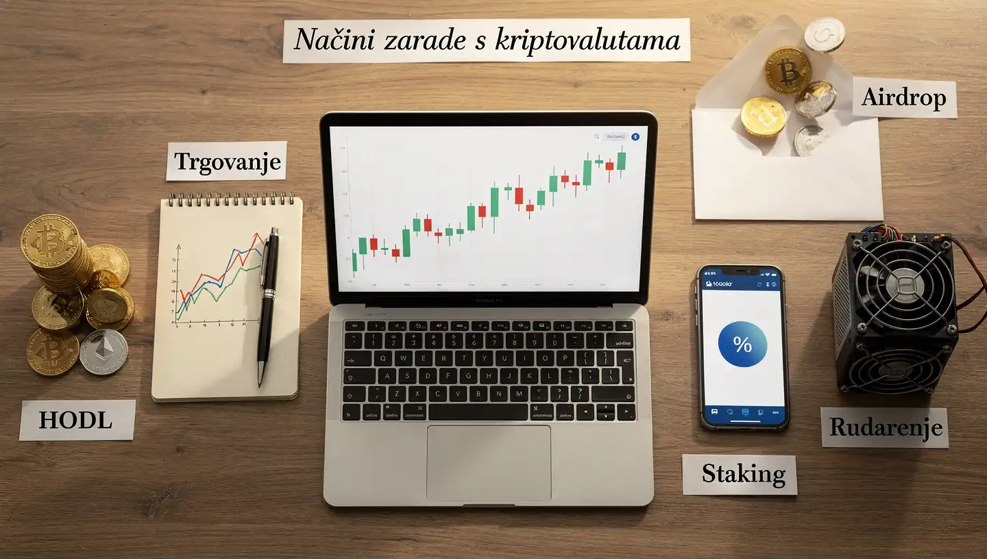 Načini zarade s kriptovalutama