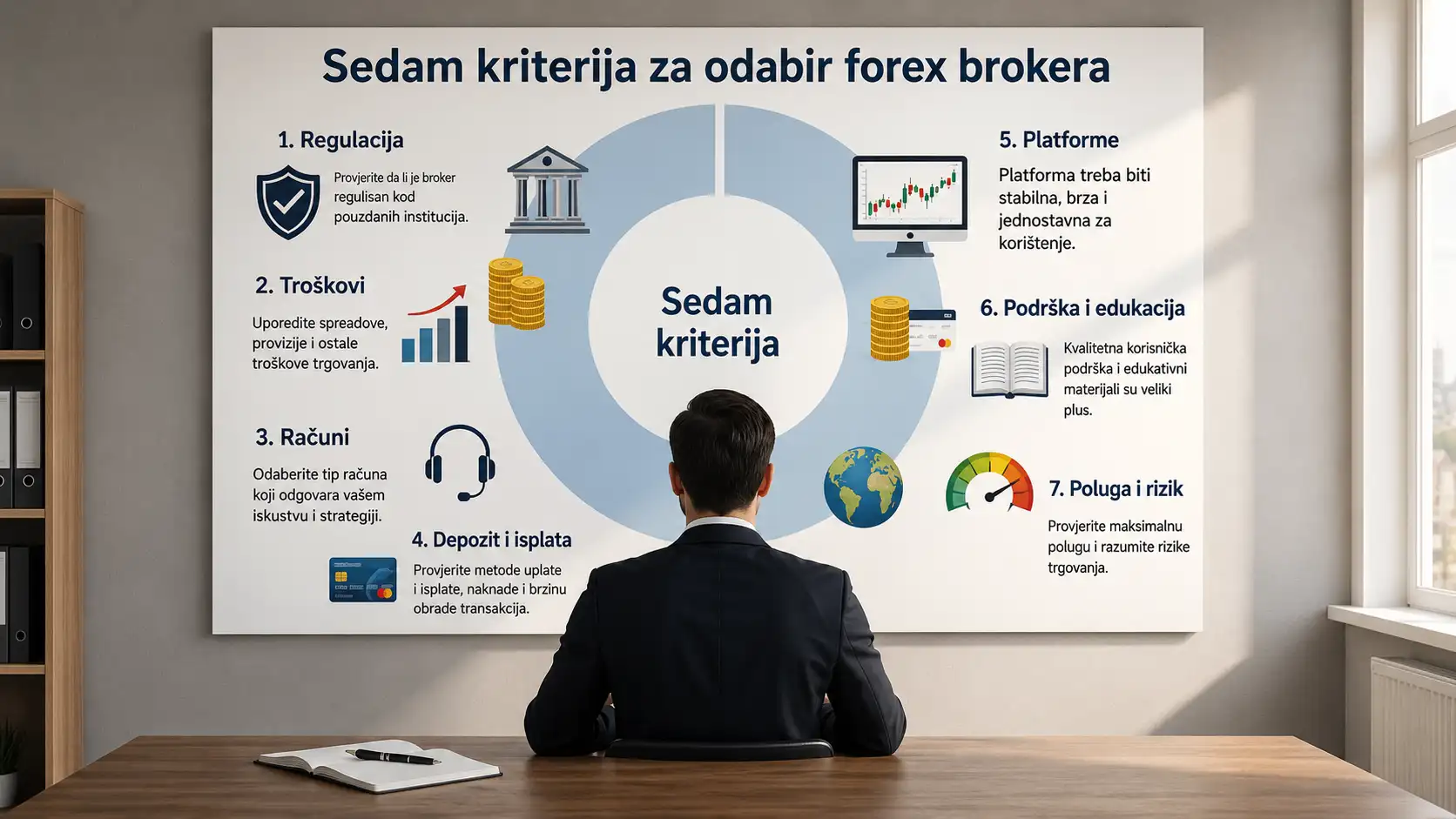 Sedam kriterija za odabir forex brokera