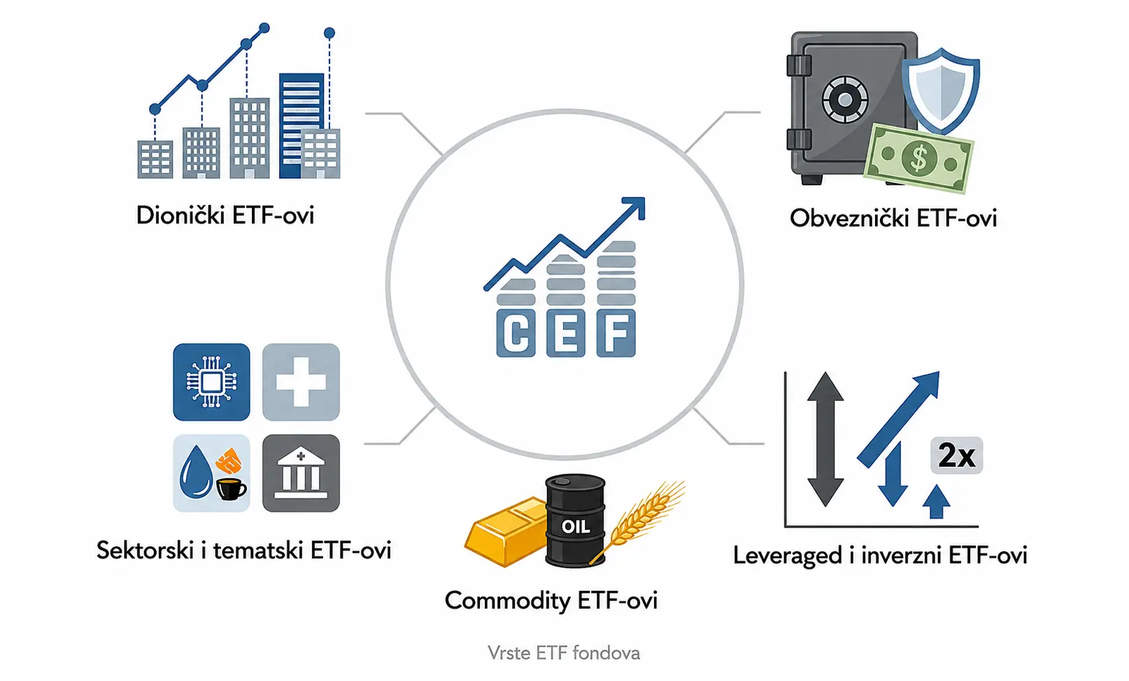 Vrste ETF fondova