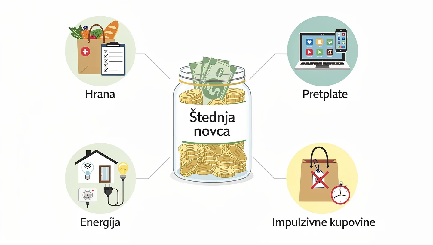 Štednja novca - konkretni načini za smanjenje troškova